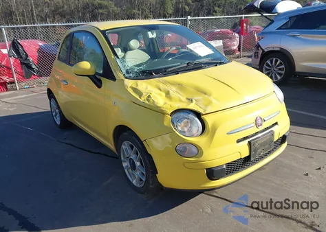 2013 Fiat 500 Pop из США, поврежденный, VIN 3C3CFFAR6DT554426